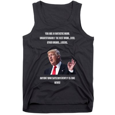 MotherS Day Fantastic Mom Trump Tank Top