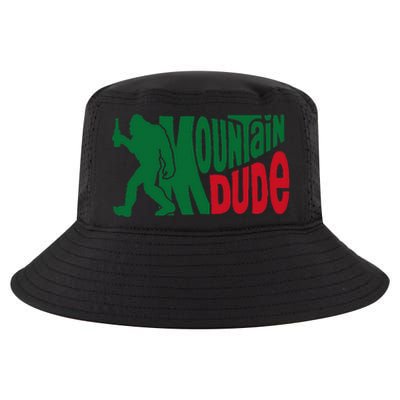 Mountain Dude Funny Bigfoot Sasquatch Hiking Gift Cool Comfort Performance Bucket Hat