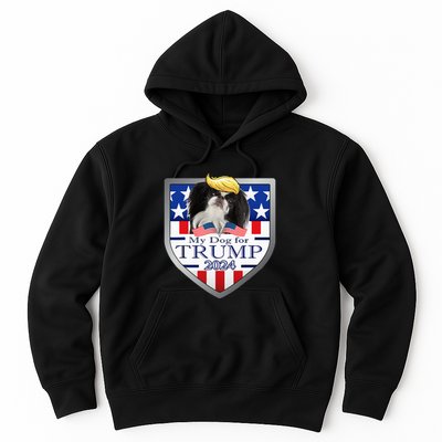 My Dog For Trump 2024 Japanese Chin Hoodie