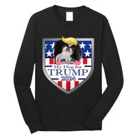 My Dog For Trump 2024 Japanese Chin Long Sleeve Shirt