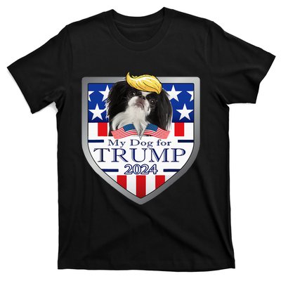 My Dog For Trump 2024 Japanese Chin T-Shirt