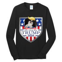 My Dog For Trump 2024 Japanese Chin Tall Long Sleeve T-Shirt