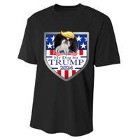 My Dog For Trump 2024 Japanese Chin Performance Sprint T-Shirt