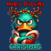 Merry Ducking Funny Sarcastic Grumpy Duck Christmas Infant Baby Jersey Bodysuit