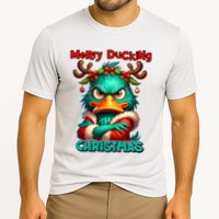 Merry Ducking Funny Sarcastic Grumpy Duck Christmas Performance Shirt
