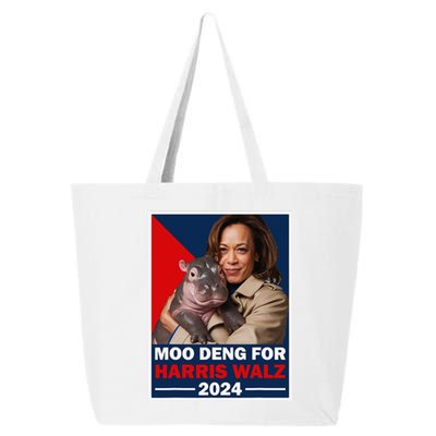 Moo Deng For Trump 2024 Funny Baby Hippo Moo Deng For Trump 25L Jumbo Tote