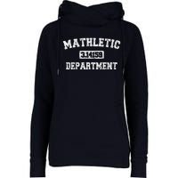 Mathletic Department Funny Math Teacher Gifts Womens Funnel Neck Pullover Hood