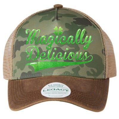 Magically Delicious Funny Irish St Patrick's Day Women Legacy Tie Dye Trucker Hat