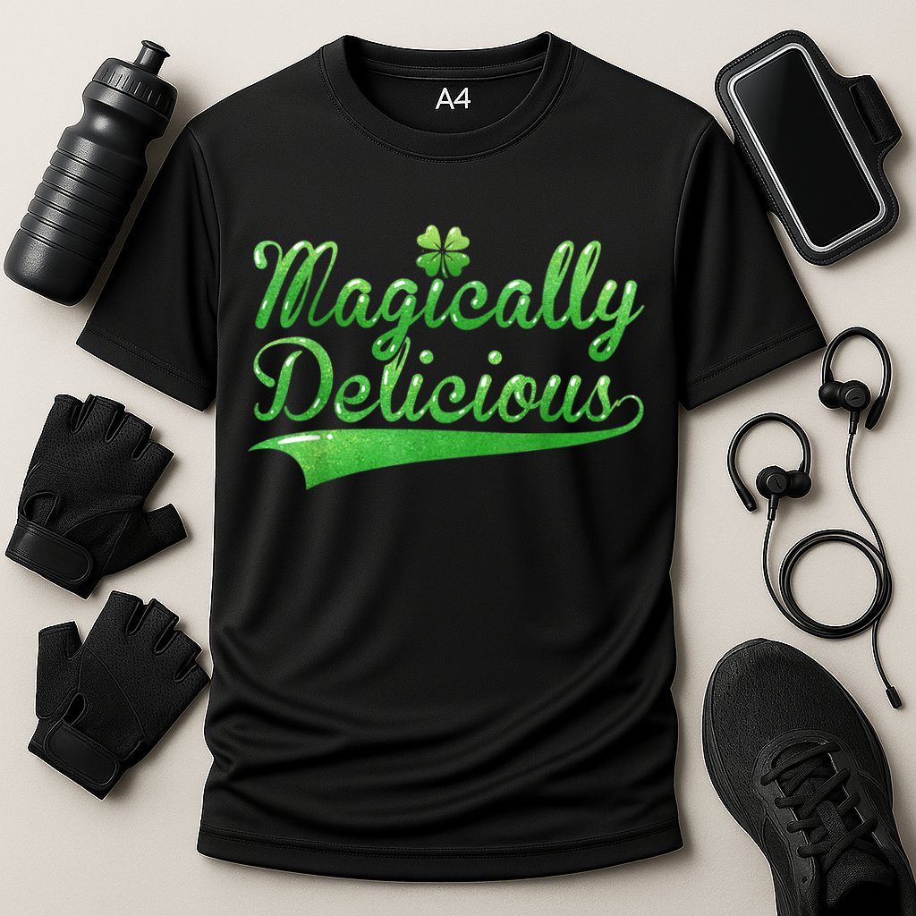 Magically Delicious Funny Irish St Patrick's Day Women Cooling Performance Crew T-Shirt