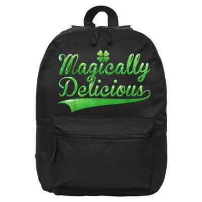 Magically Delicious Funny Irish St Patrick's Day Women 16 in Basic Backpack