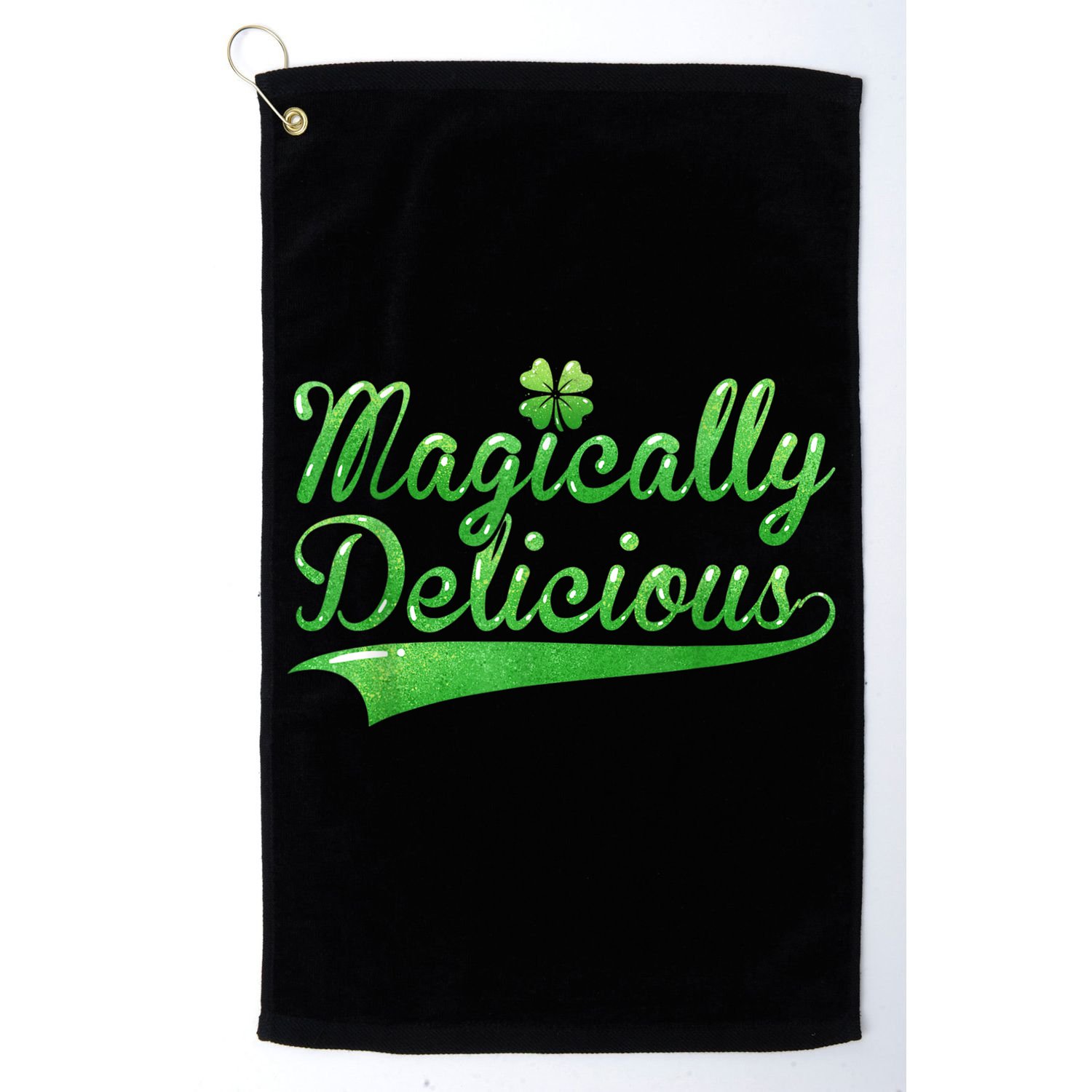 Magically Delicious Funny Irish St Patrick's Day Women Golf Towel