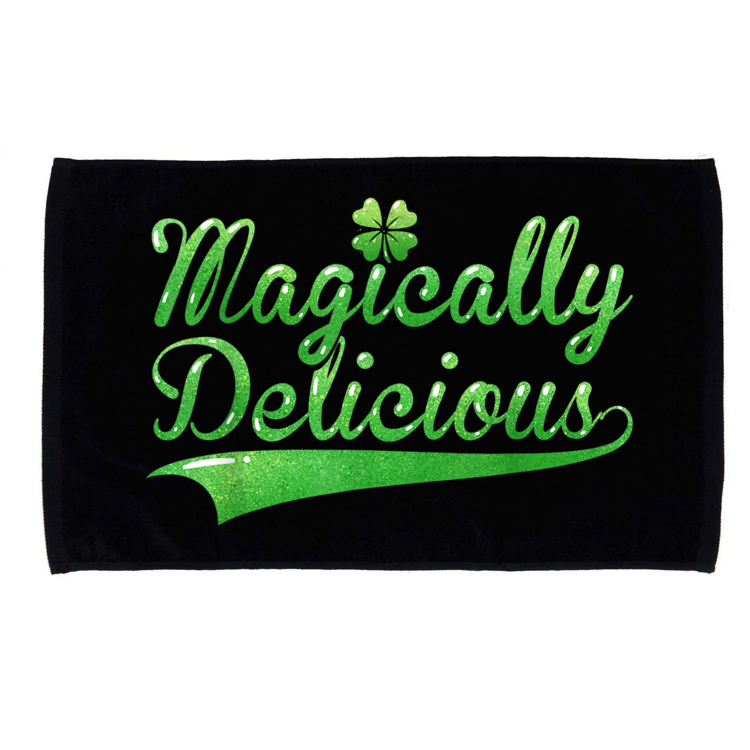 Magically Delicious Funny Irish St Patrick's Day Women Microfiber Hand Towel