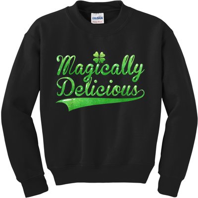 Magically Delicious Funny Irish St Patrick's Day Women Kids Sweatshirt