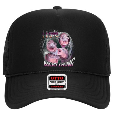 Moo Dang Funny Dwarf Baby Hippo In The Zoo Trucker Hat