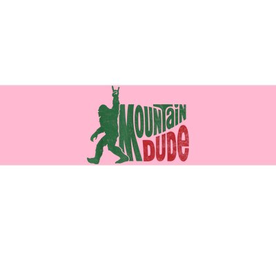 Mountain Dude Funny Bigfoot Sasquatch Hiking Gift Bumper Sticker