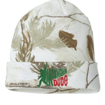 Mountain Dude Funny Bigfoot Sasquatch Hiking Gift Kati Licensed 12" Camo Beanie