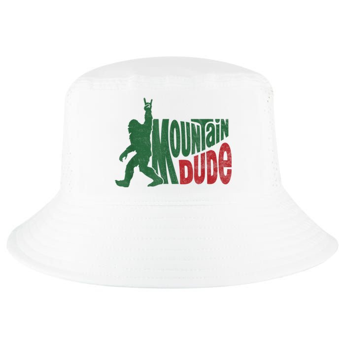 Mountain Dude Funny Bigfoot Sasquatch Hiking Gift Cool Comfort Performance Bucket Hat