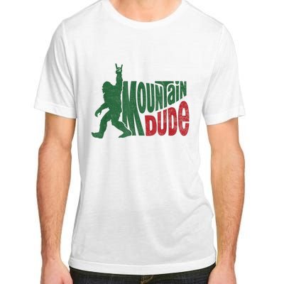 Mountain Dude Funny Bigfoot Sasquatch Hiking Gift Adult ChromaSoft Performance T-Shirt