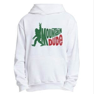 Mountain Dude Funny Bigfoot Sasquatch Hiking Gift Urban Pullover Hoodie