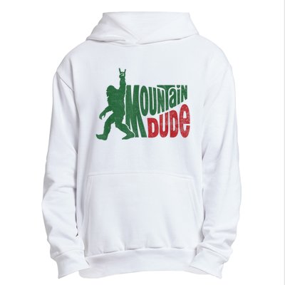 Mountain Dude Funny Bigfoot Sasquatch Hiking Gift Urban Pullover Hoodie