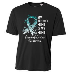 My Daughter’s Fight Is My Fight Cervical Cancer Awareness Cooling Performance Crew T-Shirt