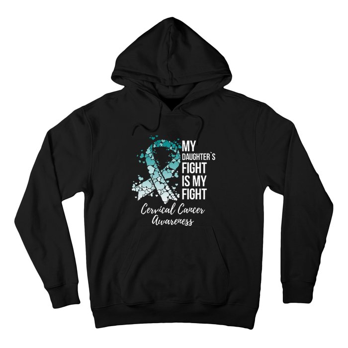 My Daughter’s Fight Is My Fight Cervical Cancer Awareness Hoodie