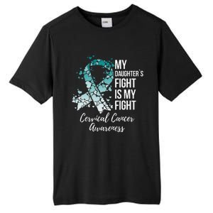 My Daughter’s Fight Is My Fight Cervical Cancer Awareness Tall Fusion ChromaSoft Performance T-Shirt