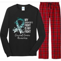 My Daughter’s Fight Is My Fight Cervical Cancer Awareness Long Sleeve Pajama Set