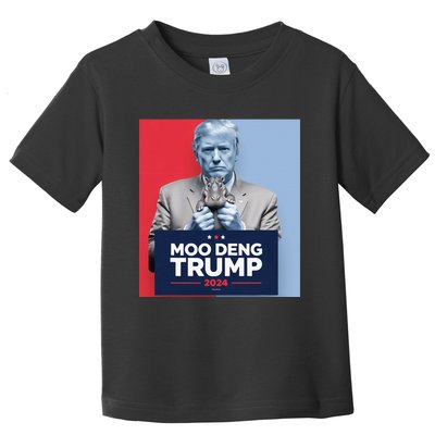 Moo Deng For Trump 2024 Toddler T-Shirt