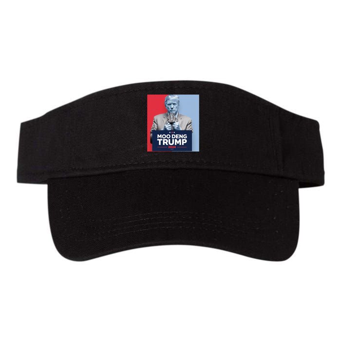 Moo Deng For Trump 2024 Valucap Bio-Washed Visor