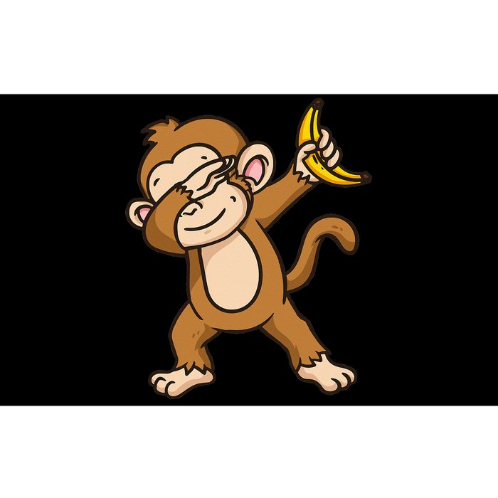 Monkey Dabbing Funny Bumper Sticker