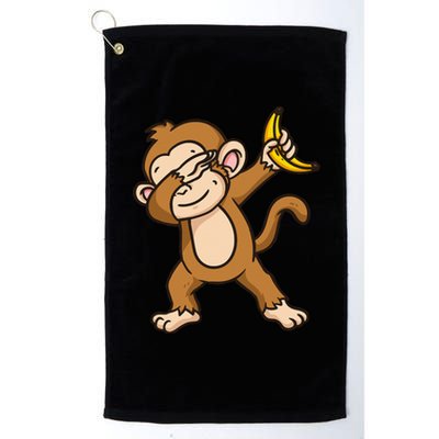 Monkey Dabbing Funny Platinum Collection Golf Towel