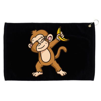 Monkey Dabbing Funny Grommeted Golf Towel