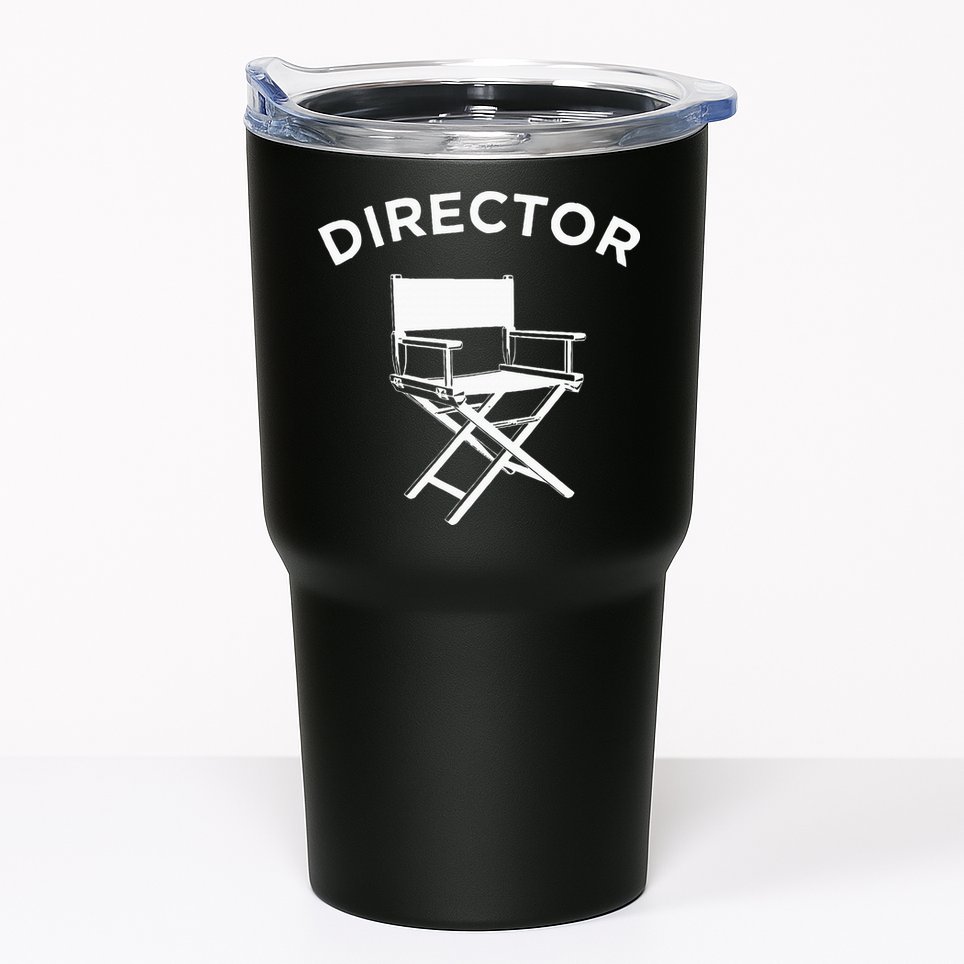 Movie Director  Filmmaker Director Chair Tumbler