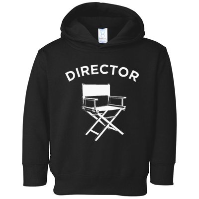 Movie Director  Filmmaker Director Chair Toddler Hoodie