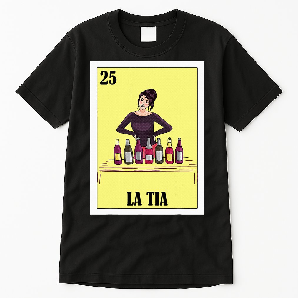 Mexican Design For Aunt La Tia Tall T-Shirt