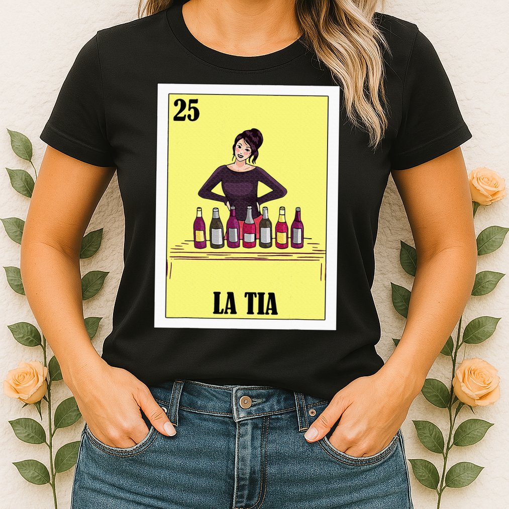 Mexican Design For Aunt La Tia Womens T-Shirt