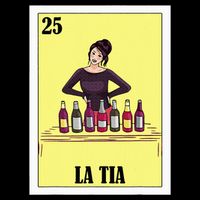 Mexican Design For Aunt La Tia Womens T-Shirt