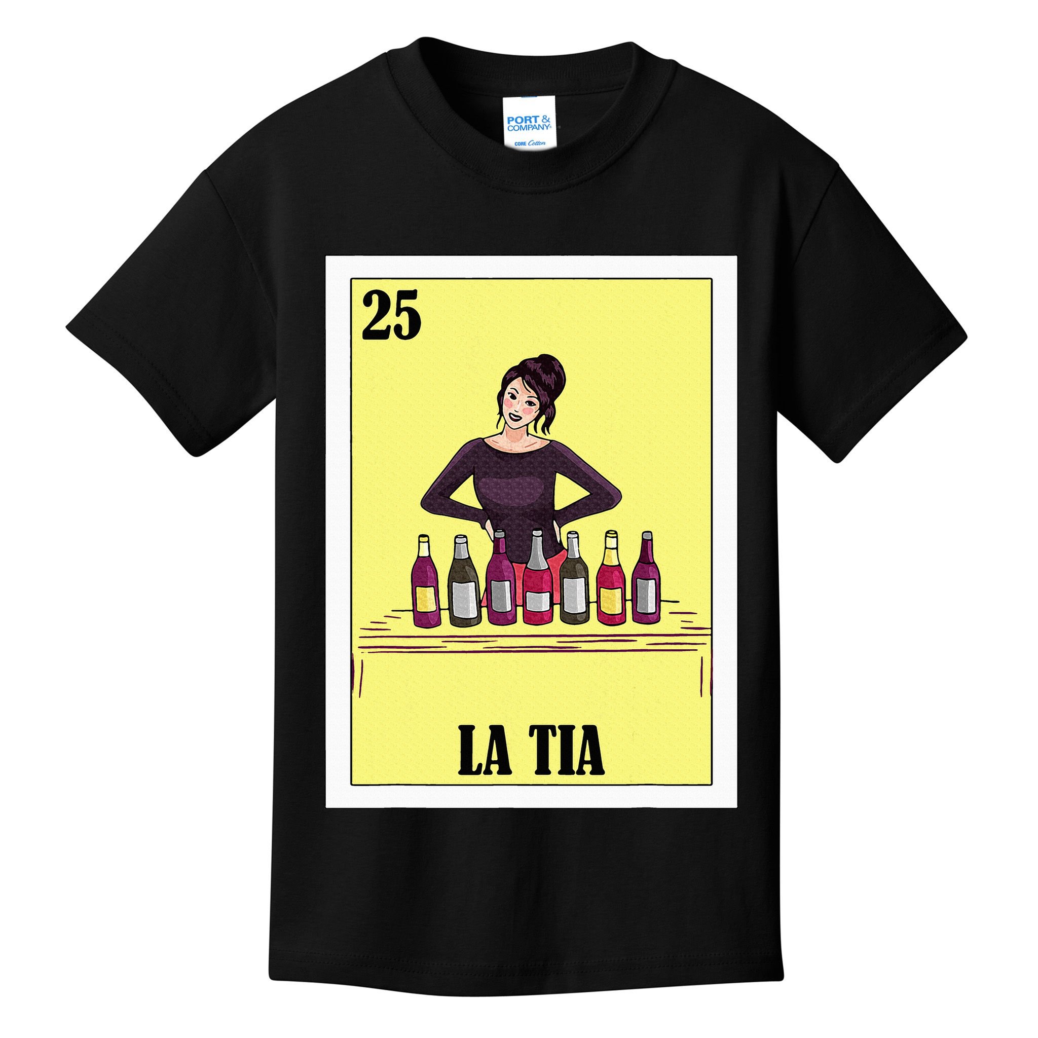 Mexican Design For Aunt La Tia Kids T-Shirt