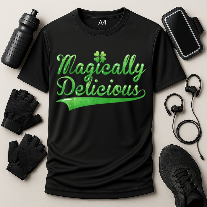 Magically Delicious Funny Irish St Patrick's Day Wo Performance Shirt