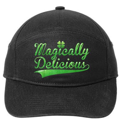 Magically Delicious Funny Irish St Patrick's Day Wo 7-Panel Snapback Hat