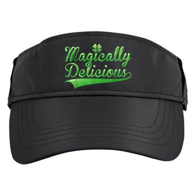 Magically Delicious Funny Irish St Patrick's Day Wo Adult Drive Performance Visor