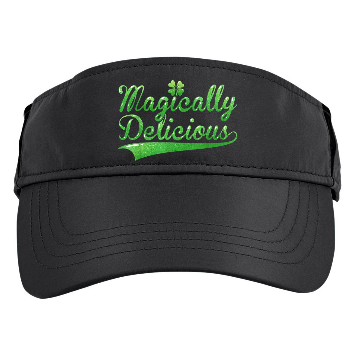 Magically Delicious Funny Irish St Patrick's Day Wo Adult Drive Performance Visor
