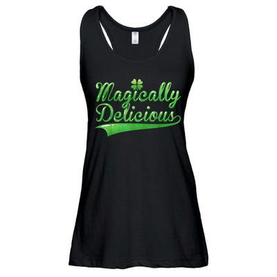 Magically Delicious Funny Irish St Patrick's Day Wo Ladies Essential Flowy Tank