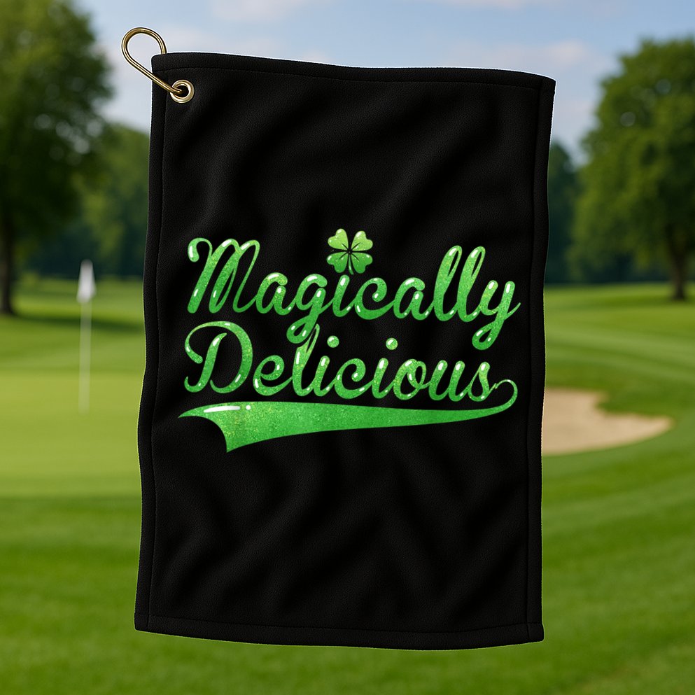 Magically Delicious Funny Irish St Patrick's Day Wo Golf Towel