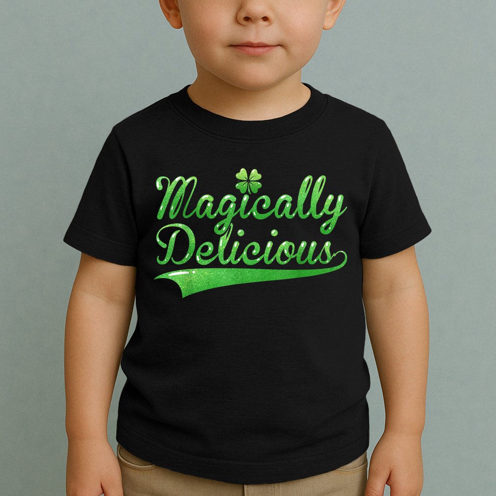 Magically Delicious Funny Irish St Patrick's Day Wo Toddler T-Shirt