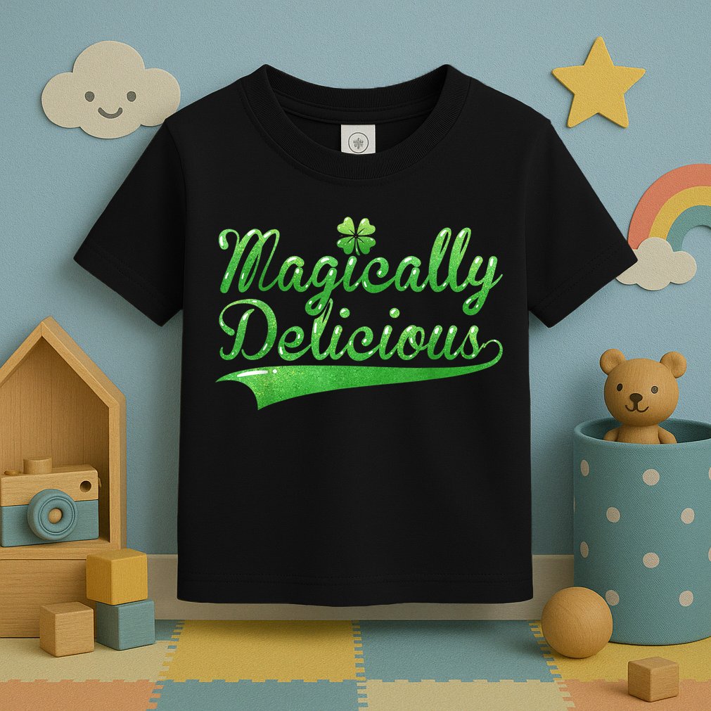 Magically Delicious Funny Irish St Patrick's Day Wo Toddler T-Shirt