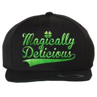 Magically Delicious Funny Irish St Patrick's Day Wo Wool Snapback Cap