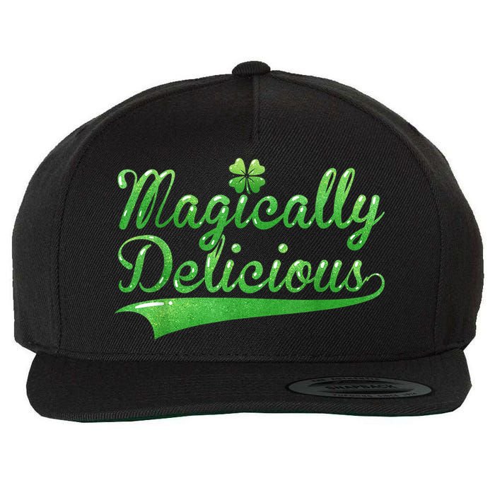 Magically Delicious Funny Irish St Patrick's Day Wo Wool Snapback Cap