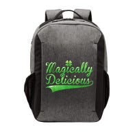 Magically Delicious Funny Irish St Patrick's Day Wo Vector Backpack